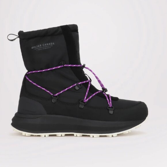 NEW PAJAR Urban Combat Hi Waterproof Boots IN black for women 1225 10m5 - Picture 1 of 8